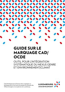 Guide sur le marquage CAD / OCDE - Outil pour l'intégration systematique du Nexus Genre et Environnement / Climat
