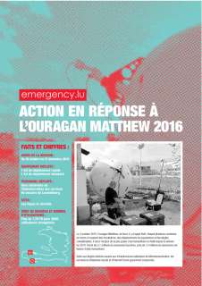 emergency.lu - action en réponse à l'ouragan Matthew 2016