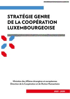 Stratégie genre de la coopération luxembourgeoise 2021-2030